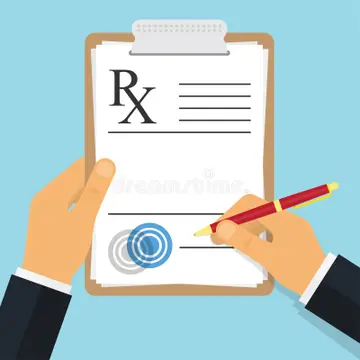 Picture of prescription pad