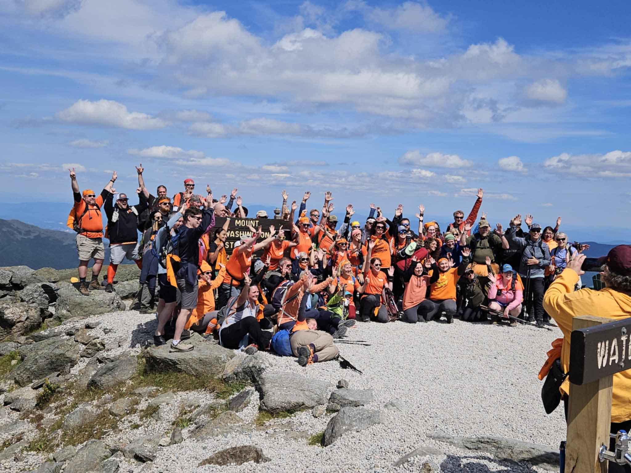 Smiles all the way up the mountain!